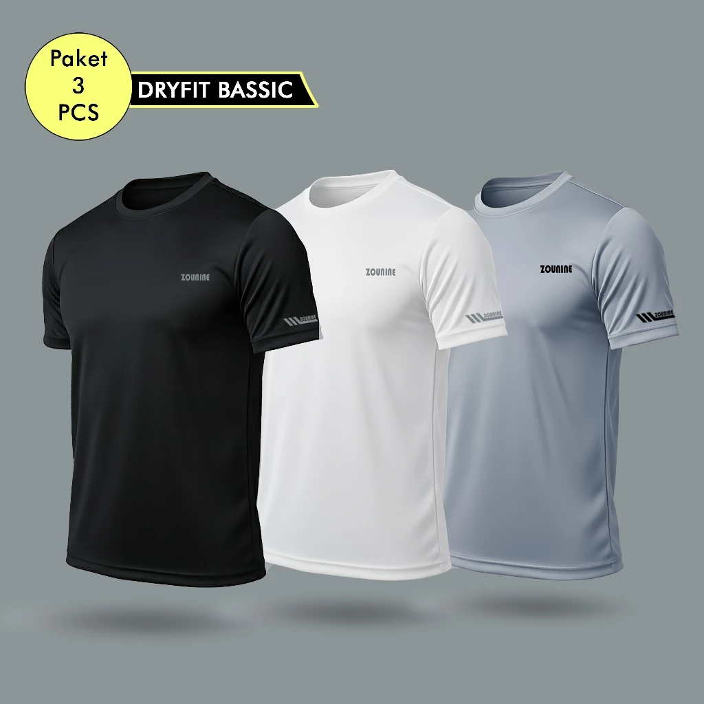 Kaos Olahraga Drifit